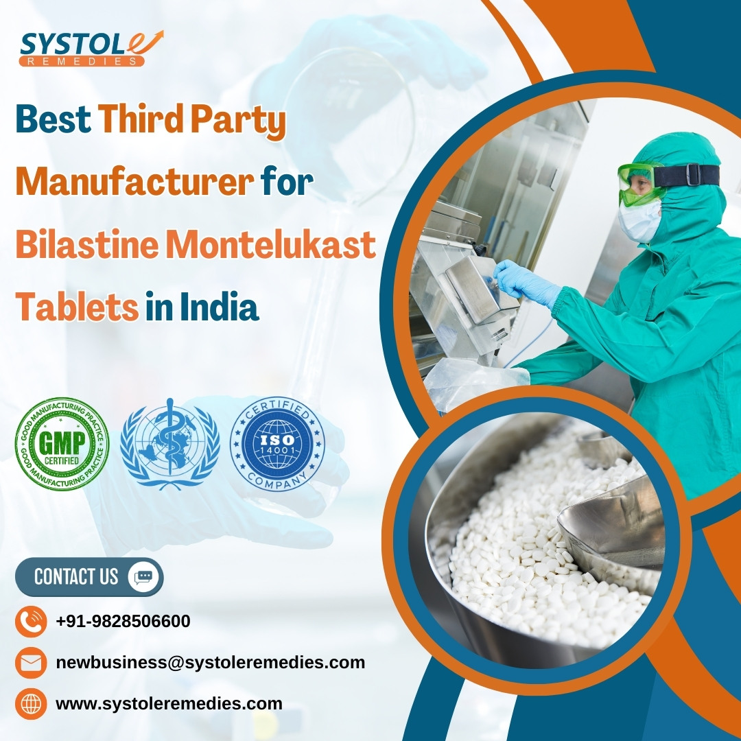 Alna biotech | Best Third Party Manufacturer for Bilastine Montelukast Tablets in India