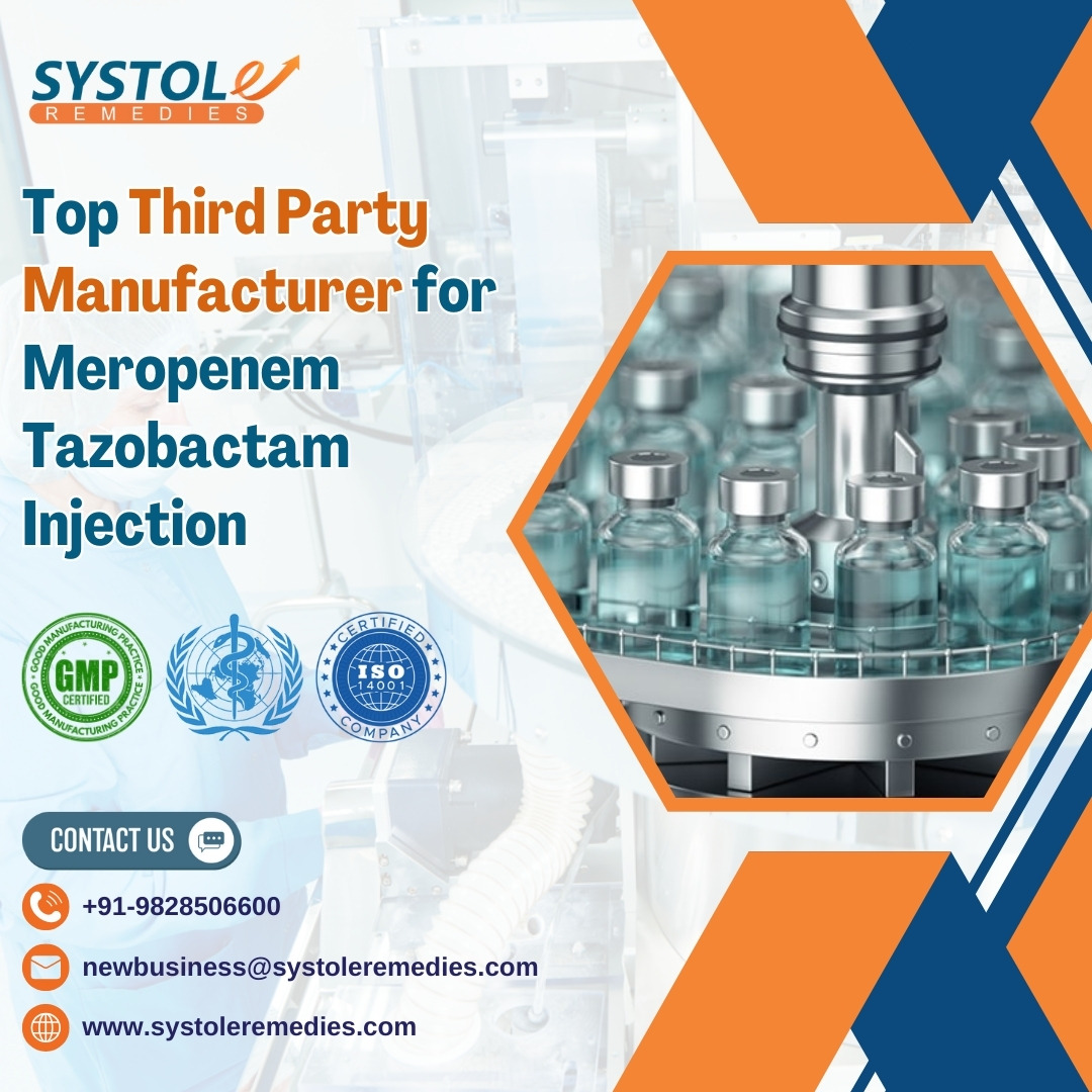 Alna biotech | Top Third Party Manufacturer for Meropenem Tazobactam Injection in India